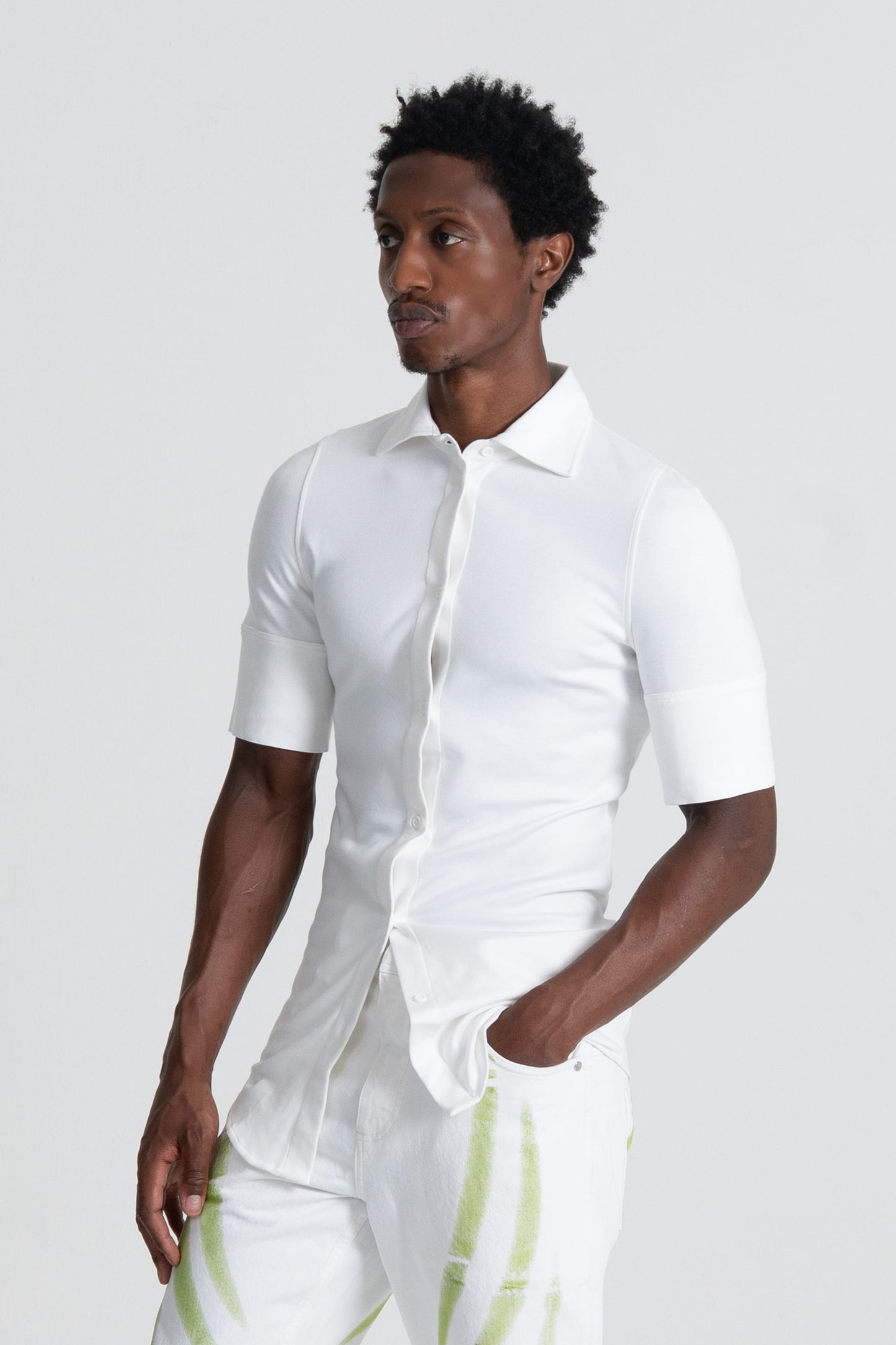 Rollup Shirt White